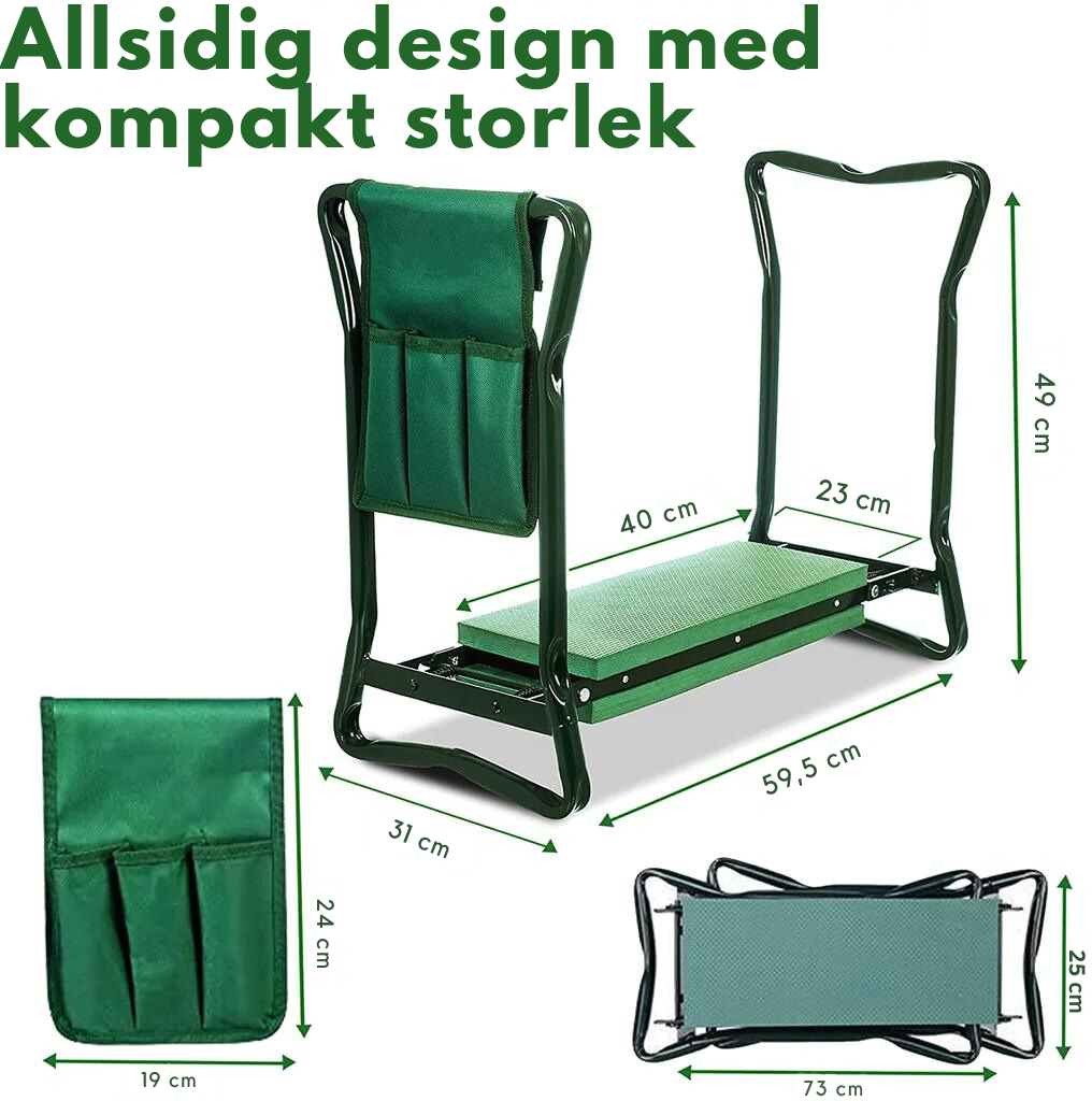 Rodilla y asiento multifuncionales