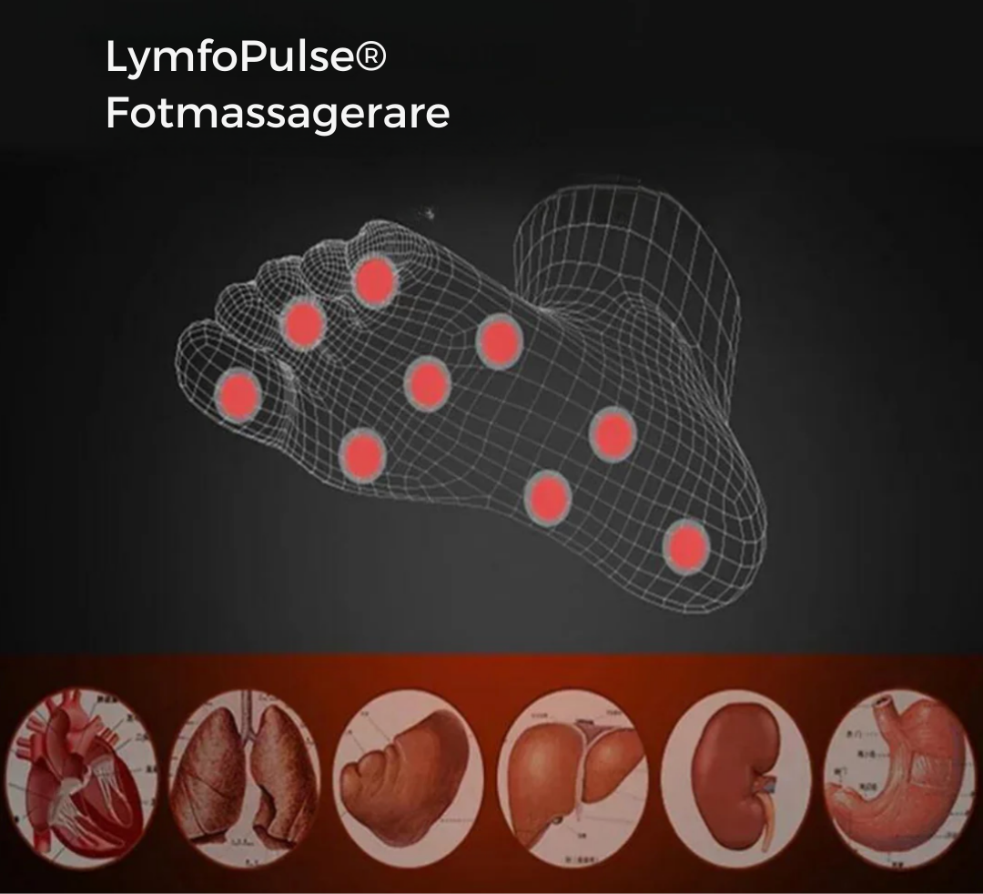 LymfoPulse® Fotmassagerare | För en Bekymmersfri Vardag utan Stickningar och Rastlösa Ben