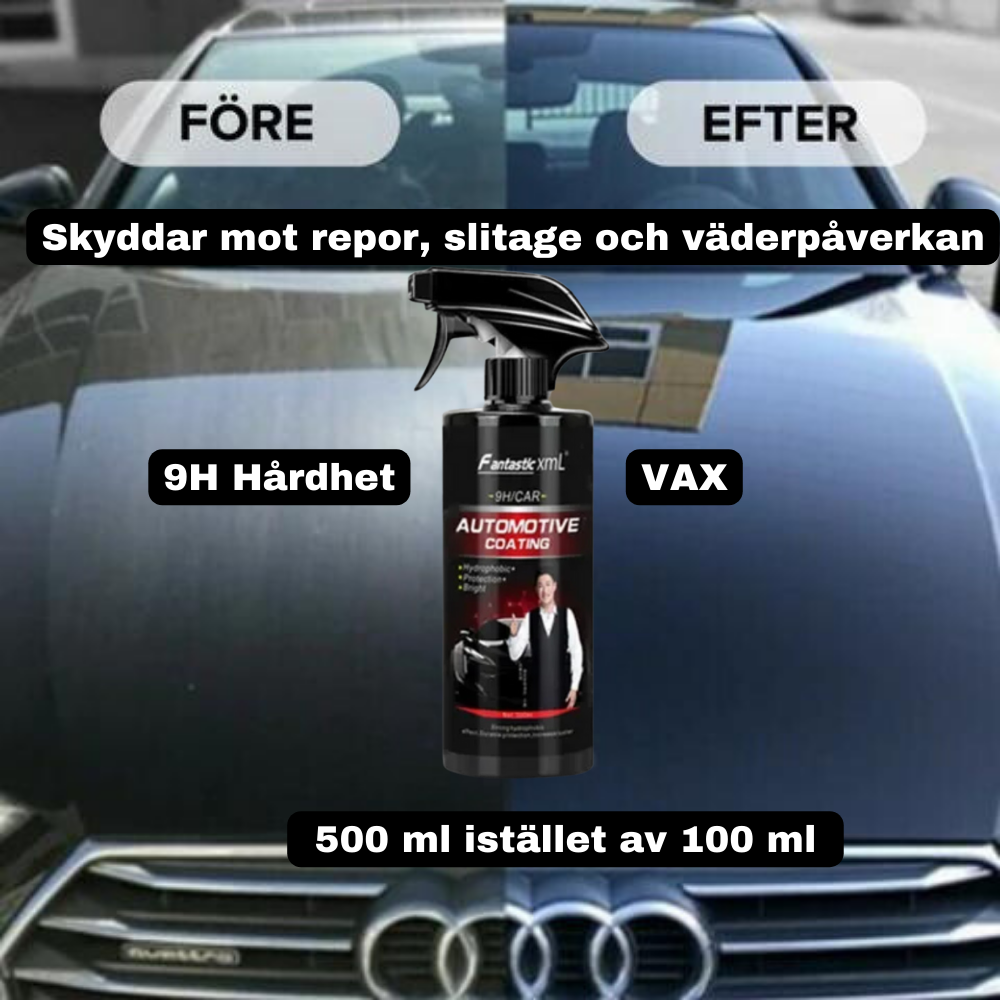 Nano Hydrofobisk Beläggning Spray med 9H