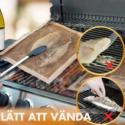 Anti-stick och återanvändbara mesh grillpåsar