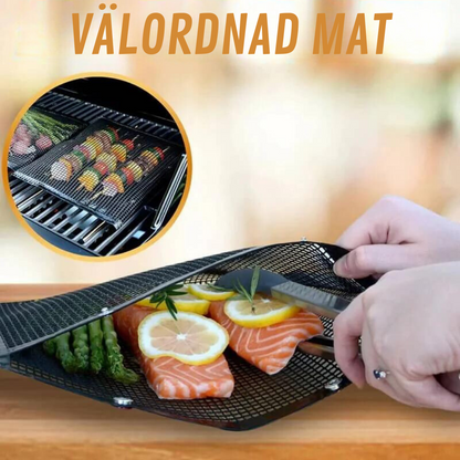 Bolsas para parrilla de malla antiadherentes y reutilizables