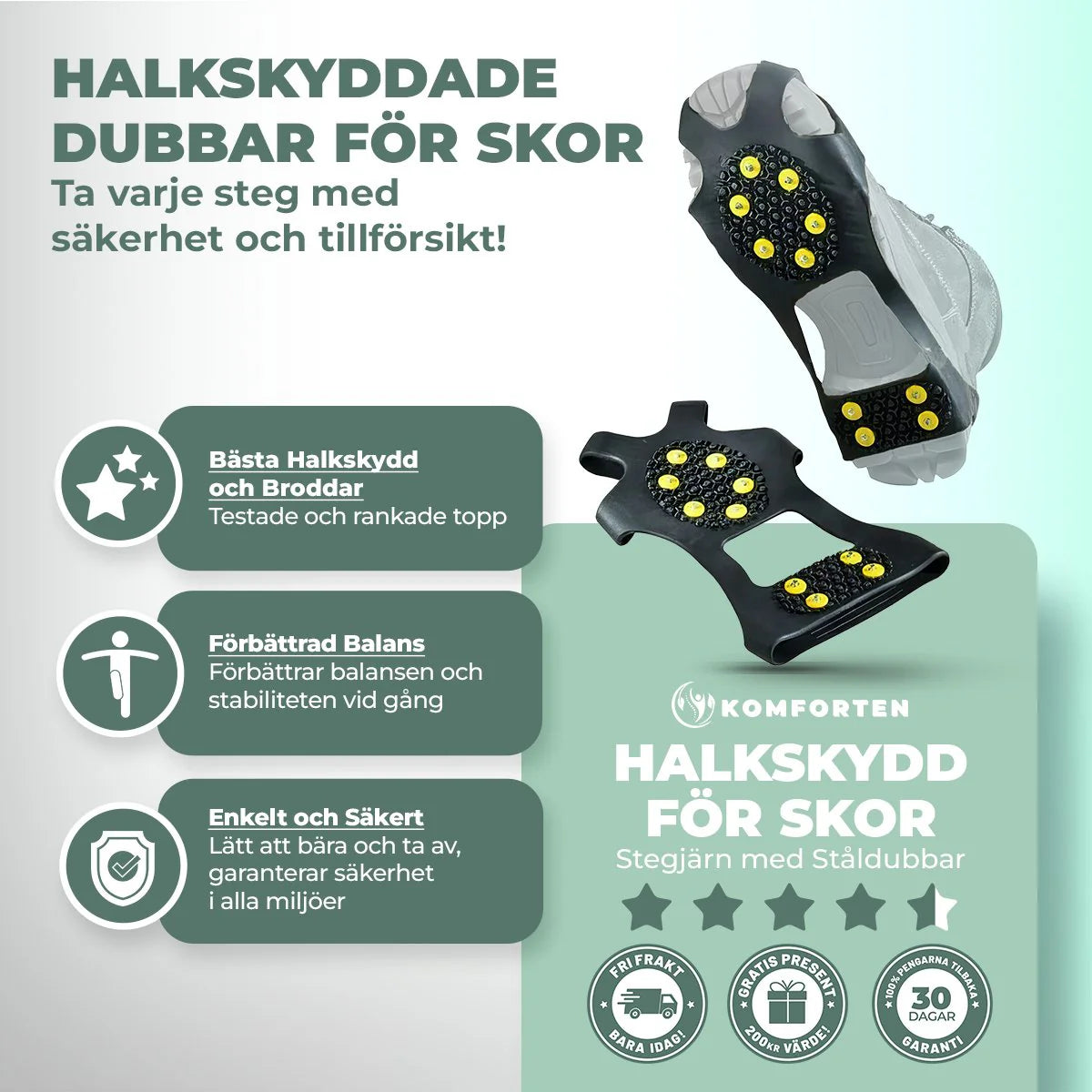 Halkskydd för Skor – Anti-slip med maximalt grepp och komfort