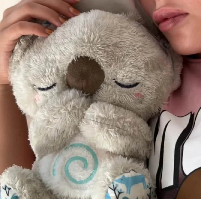 Trendande Koala & Stitch med lugnande andetag och hjärtslag