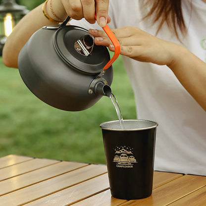 Camping köksredskap med nonstick-beläggning